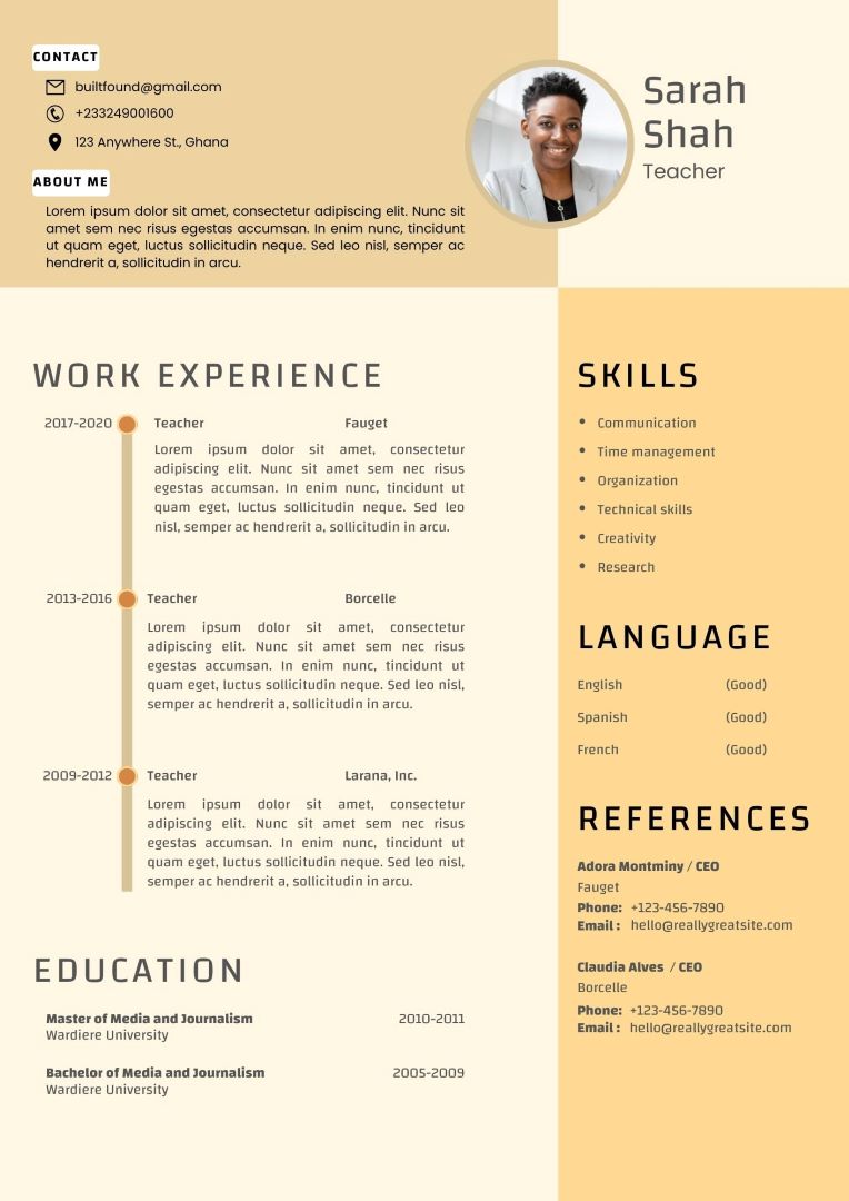 How To Write A CV In Ghana: Samples & Examples | CV Writing Services