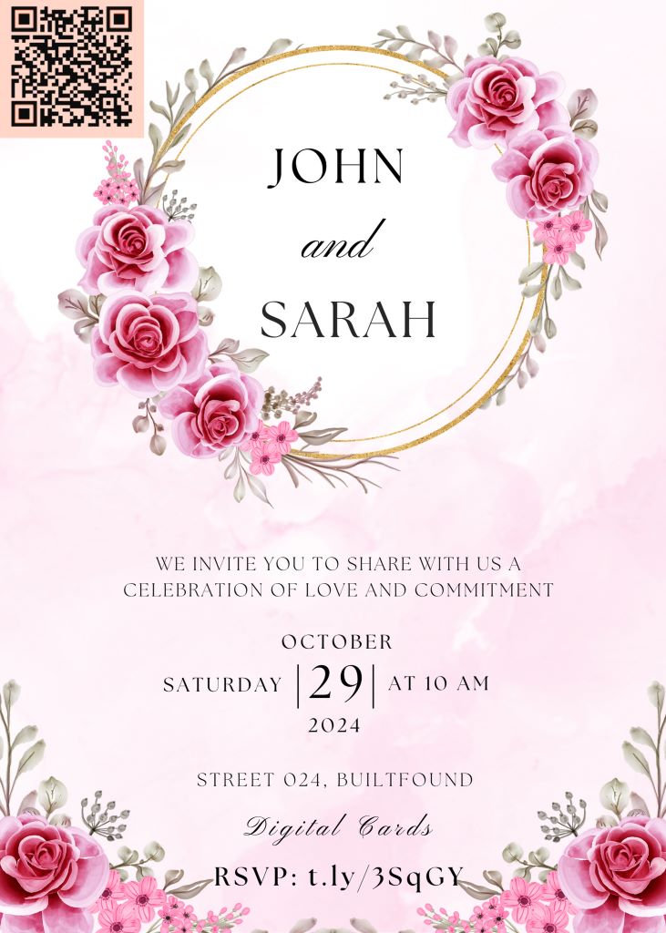 ghana wedding invitation cards. wedding cards in ghana. Digital wedding card in ghana